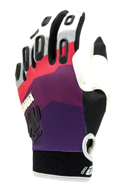 Перчатки YOKO TWO, чёрный/белый/розовый (9)
