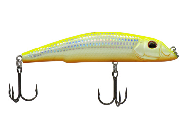 Воблер KYODA SHARK MINNOW-105F, длина 10,5 см, вес 18.0 гр, цвет P277-1, заглубление 0,5-1,0м.