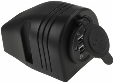 Разъем USB 5B 3.1A для крепления под приборную панель