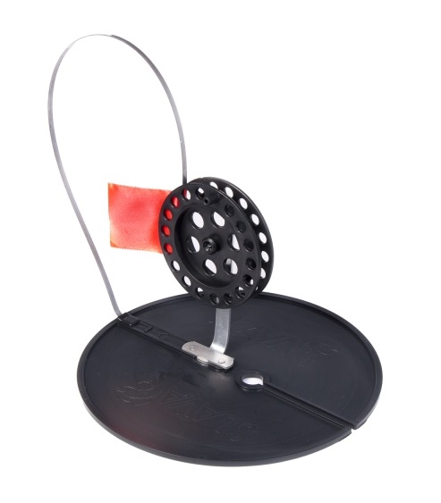 Жерлица 180мм. кат. 75мм на алюм. стойке