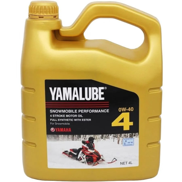 Масло моторное Yamalube 4Т 0W-40 синтетическое (4л) / для снегоходов