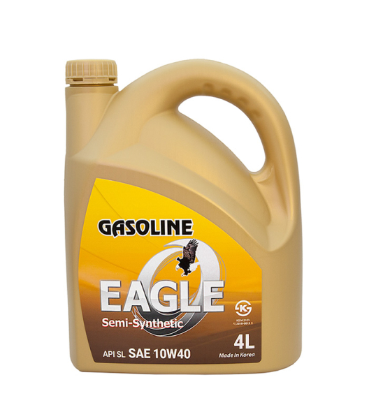Масло моторное бензиновое EAGLE Gasoline Semi-Synthetic 10W40 API SL 4 л. / для автомобилей