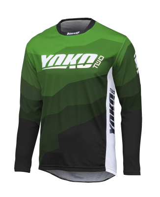 Джерси YOKO TWO, чёрный/зеленый (S)