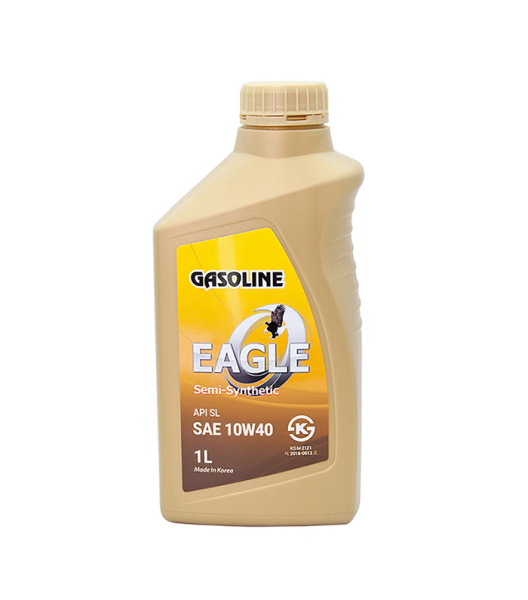 Масло моторное бензинове EAGLE Gasoline Semi-Synthetic 10W40 API SL 1 л. / для автомобилей