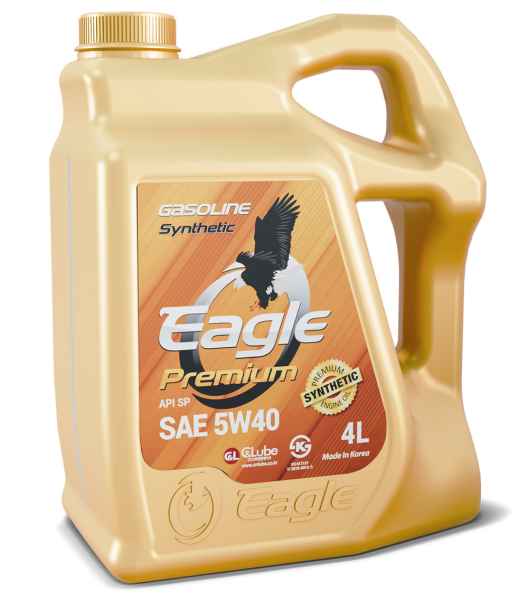 Масло моторное бензин / дизель EAGLE PREMIUM Gasoline 100% Synthetic 5W40 API SN 4 л.