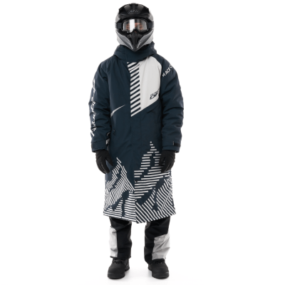 Плащ зимний Dragonfly Race Coat Man Black-White (M)