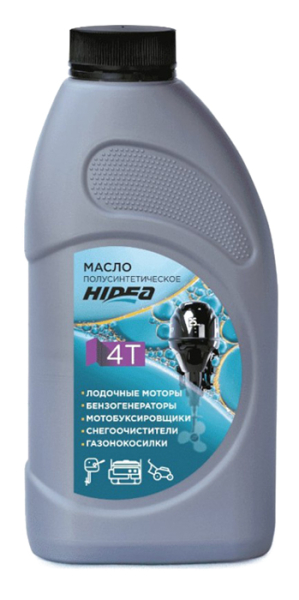 Масло для лодочного мотора 4Т полусинтетическое HIDEA SAE 10W-40 SJ, JASO-MA-2 1л