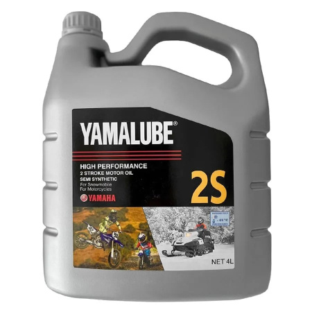 Масло моторное Yamalube 2S. 2T полусинтетика (4л) / для снегоходов