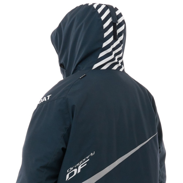 Плащ зимний Dragonfly Race Coat Man Black-White (M)