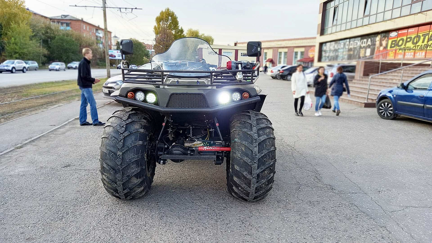 Вездеход ЗЭТ КОМАНДИР - базовой комплектации + доп.оборудование