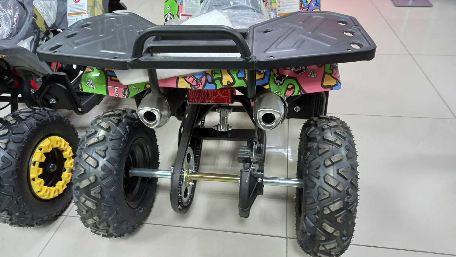 Детский квадроцикл GRIZLIK Х16 PS (механический стартер)