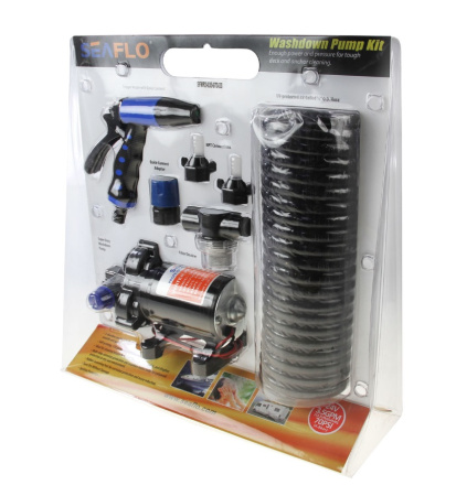 Комплект помывочный SeaFlo, 12 В, 11.6 л/мин, 70 PSI (4.8 бар)