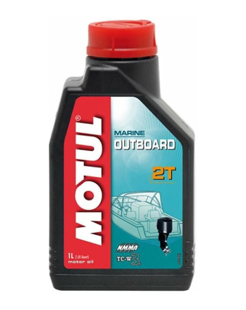 Масло минеральное для лодочного мотора Motul Outboard 2T 1л