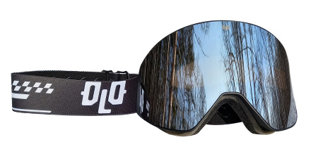 Очки снегоходные с двойной линзой OLO Grey siliver mirror coating