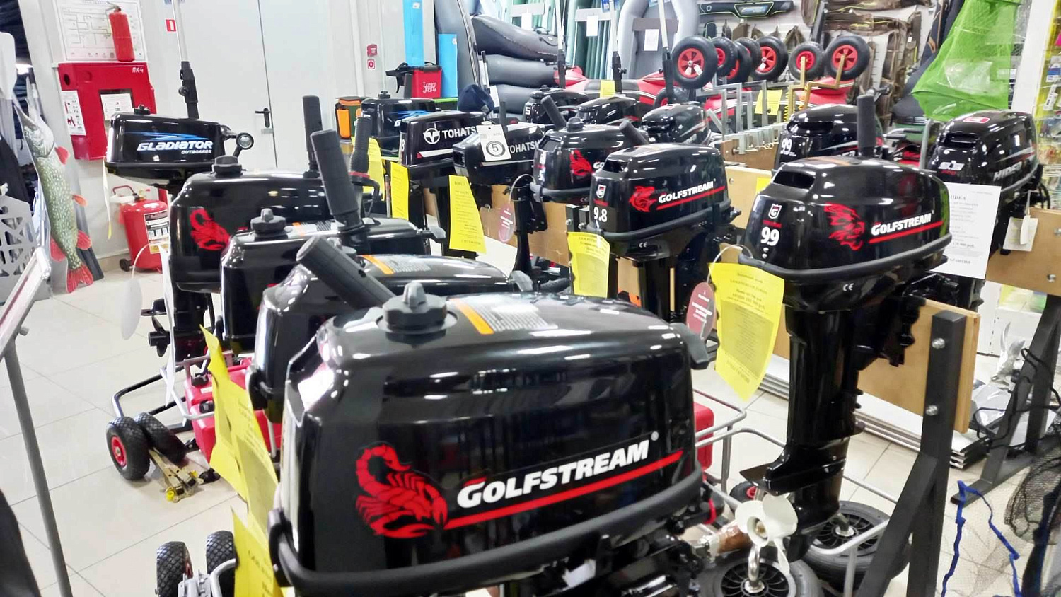 АКЦИЯ: Скидки до 17% на лодочные моторы Golfstream