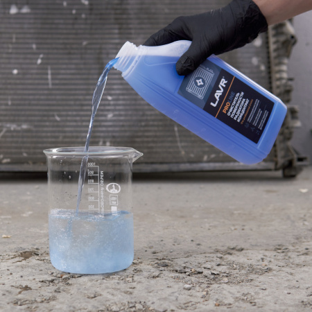 Очиститель радиатора концентрат LAVR PRO LINE, 1 л / Ln2030