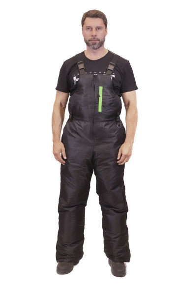 Костюм-поплавок "ФИШЕР -45" (Таслан) Зеленый/Черный (48-50 рост 182-188)