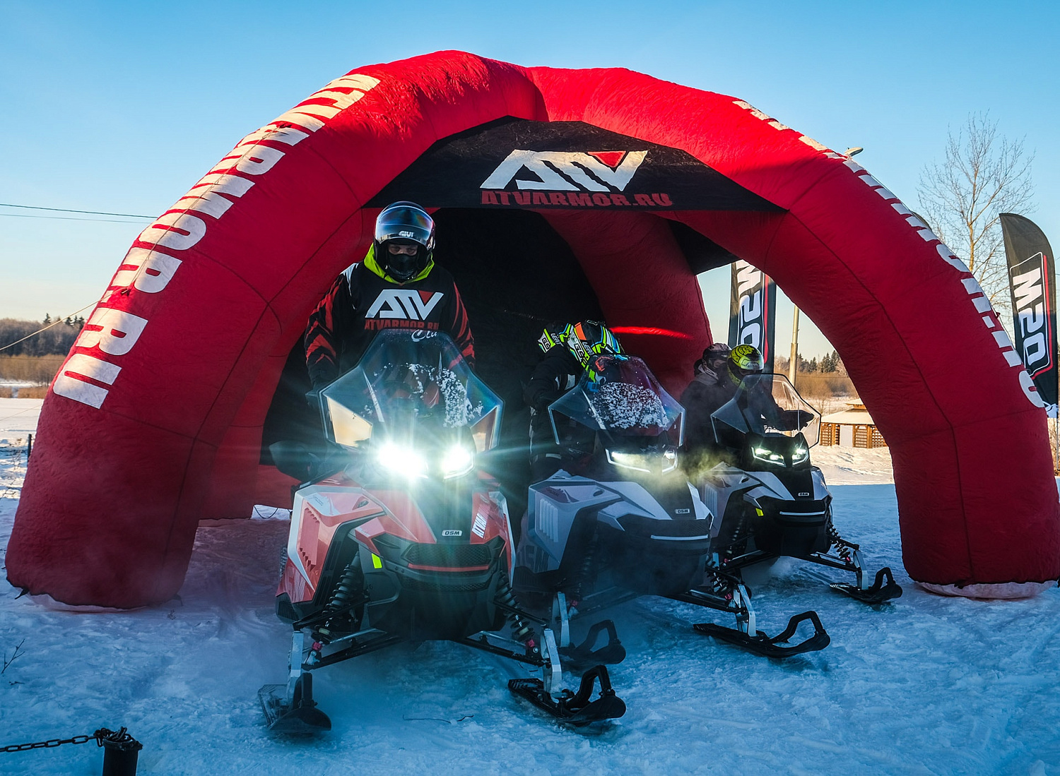 Презентация снегоходов OSM SM1000 в Москве