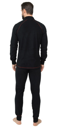 Термобелье Thermoline ZIP цвет Черный ткань Флис (Размер: 56-58, Рост: 2XL)