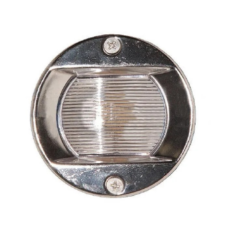 Огонь кормовой, хромированный круглый корпус