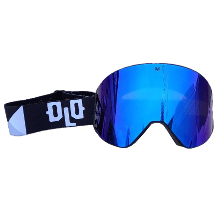 Очки снегоходные с двойной линзой OLO Grey REVO Blue