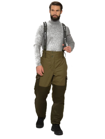 Костюм для охоты и рыбалки зимний Ангара цвет Хаки ткань Палатка/Грета (до -30°С)