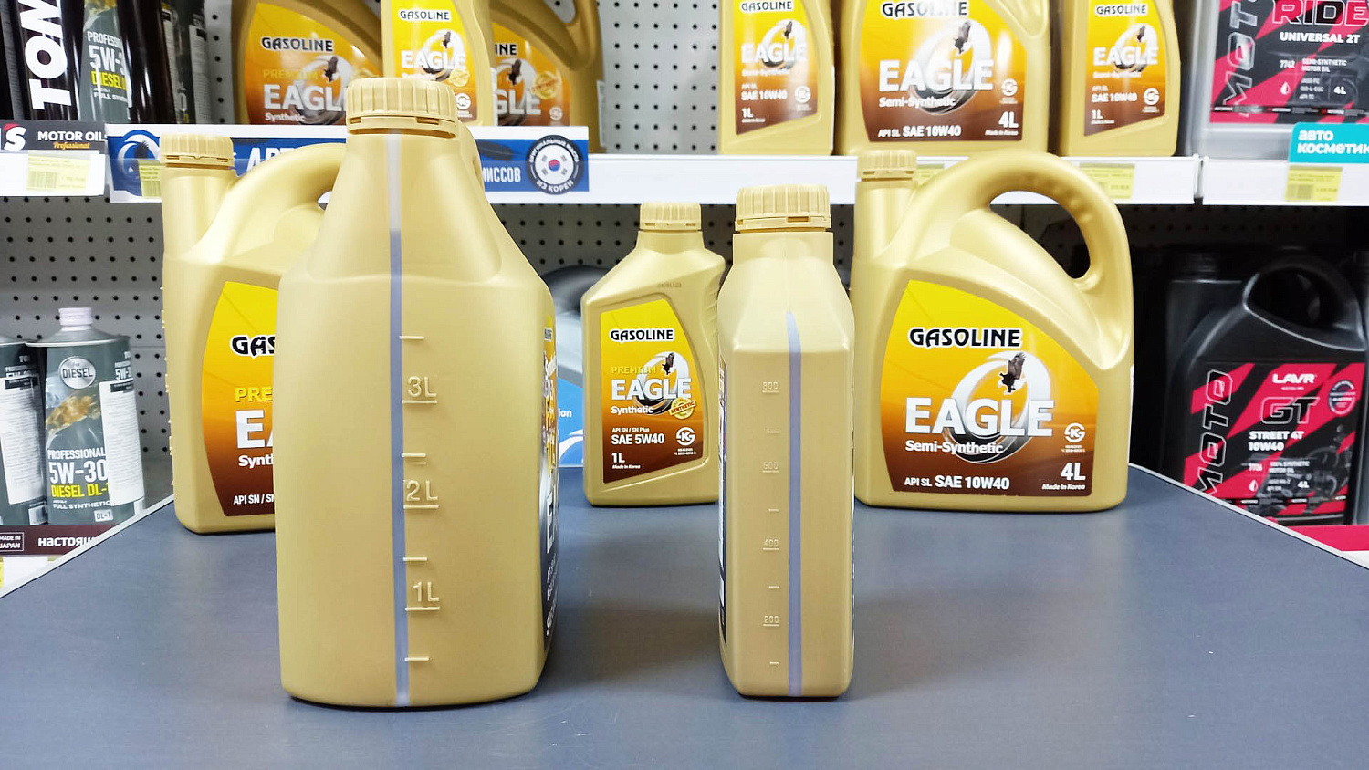 Масло моторное бензин / дизель EAGLE SPEED SYNTHETIC 5W30 API SN/SM/CF, C3 4 л.