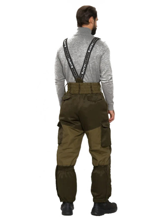 Костюм для охоты и рыбалки зимний Ангара цвет Хаки ткань Палатка/Грета (до -30°С)