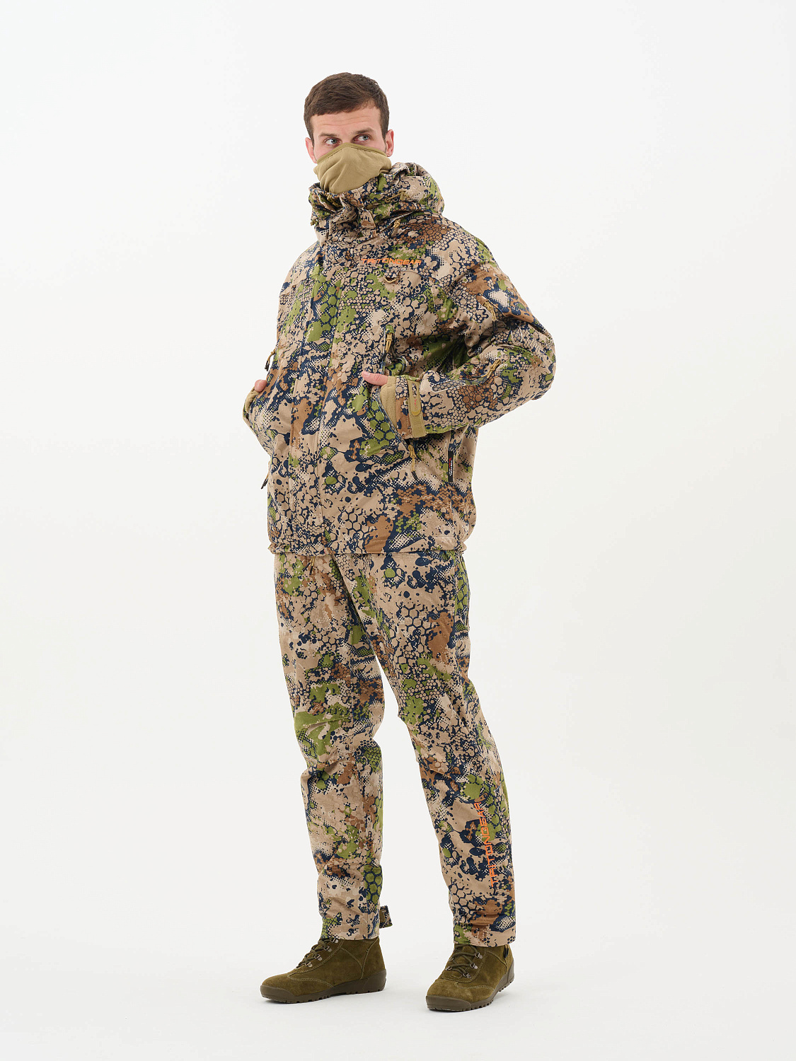 Костюм для охоты и рыбалки "TRITON PRO" Вельбоа, Forest Green (до -15°C)