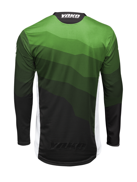 Джерси YOKO TWO, чёрный/зеленый (S)