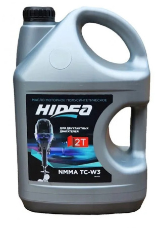 Масло для лодочного мотора 2Т полусинтетическое HIDEA 2T NMMA TC-W3 4л
