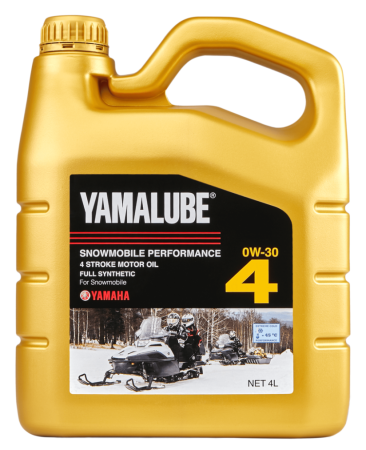 Масло моторное Yamalube 4Т 0W-30 синтетическое (4л) / для снегоходов