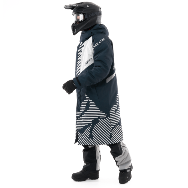 Плащ зимний Dragonfly Race Coat Man Black-White (M)