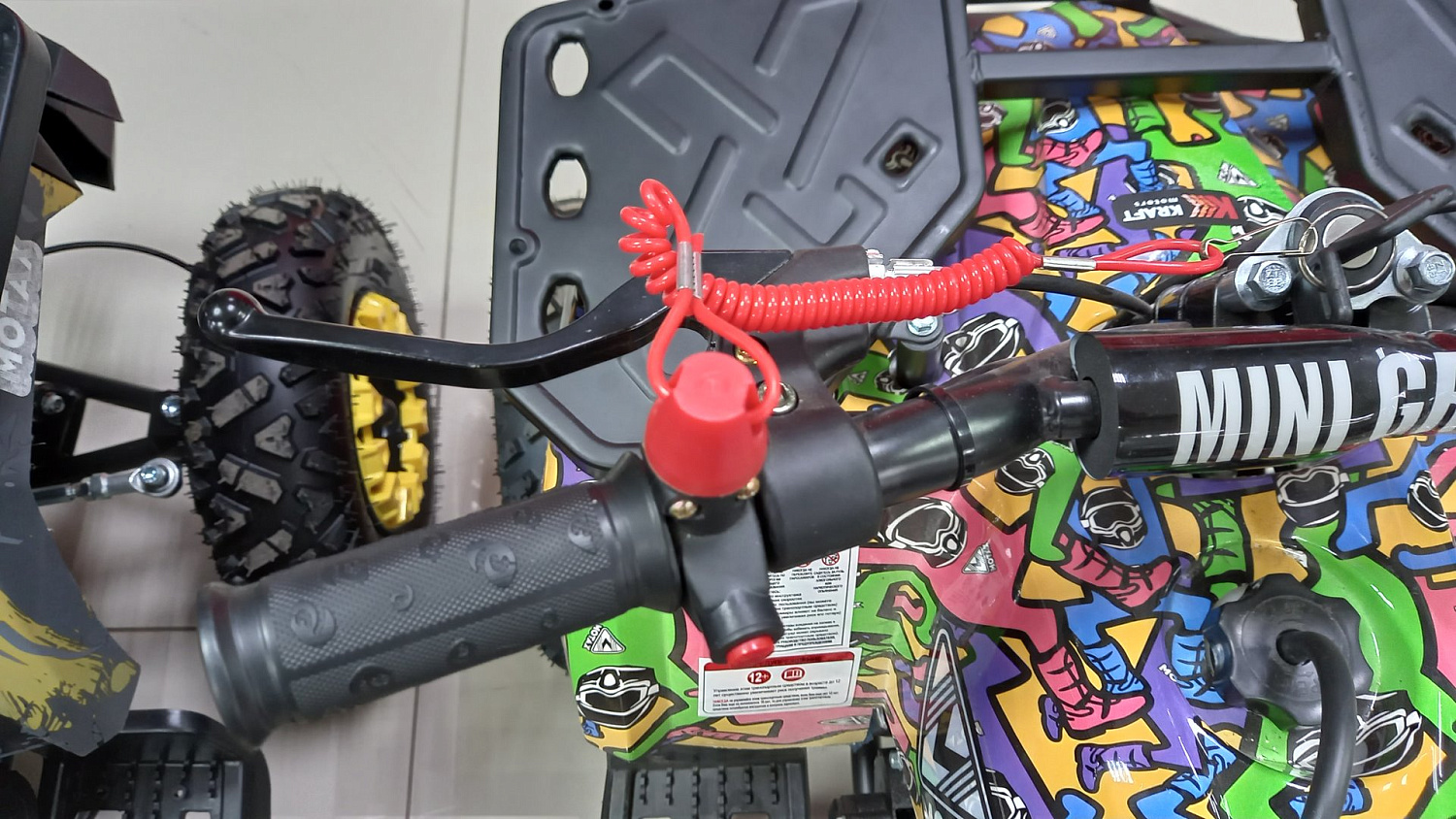 Детский квадроцикл GRIZLIK Х16 PS (механический стартер)