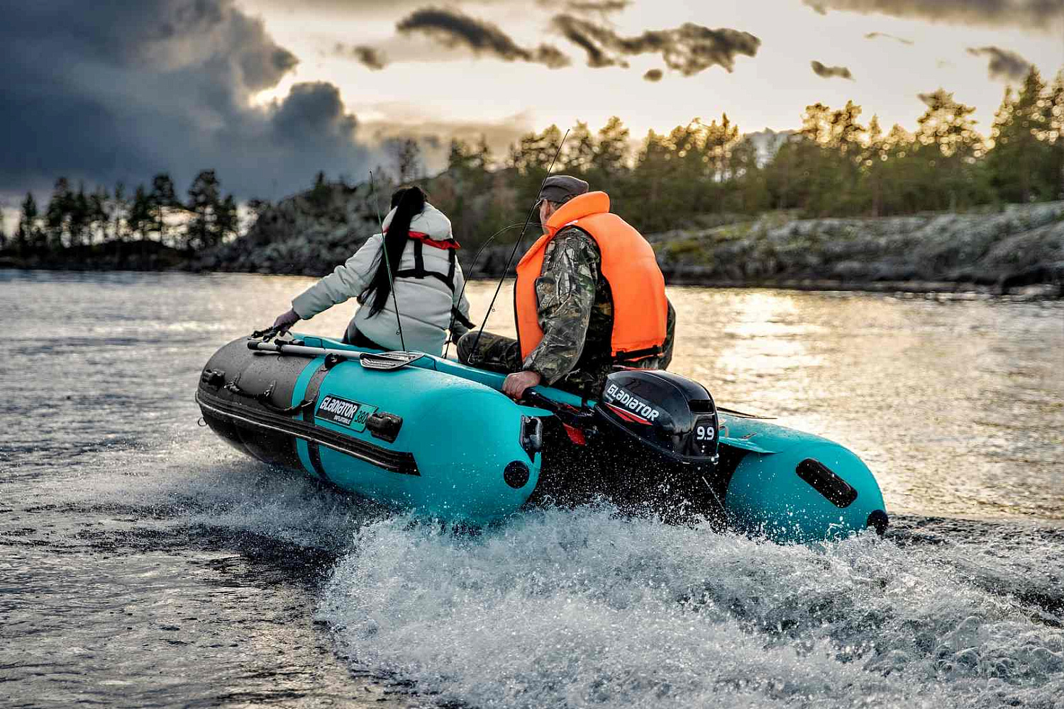 Надувная лодка ПВХ GLADIATOR E300S