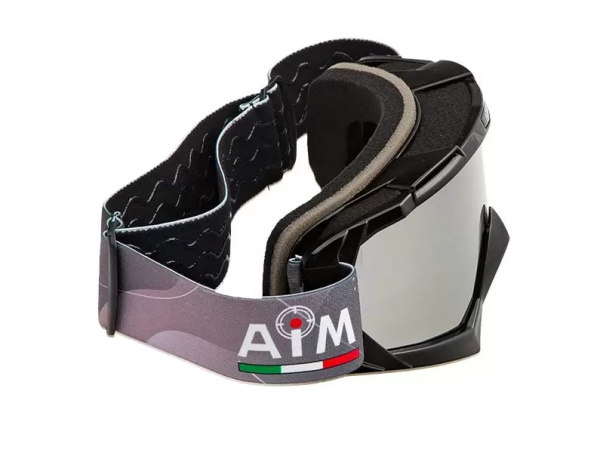 Очки кроссовые AiM (PRO) Black Glossy