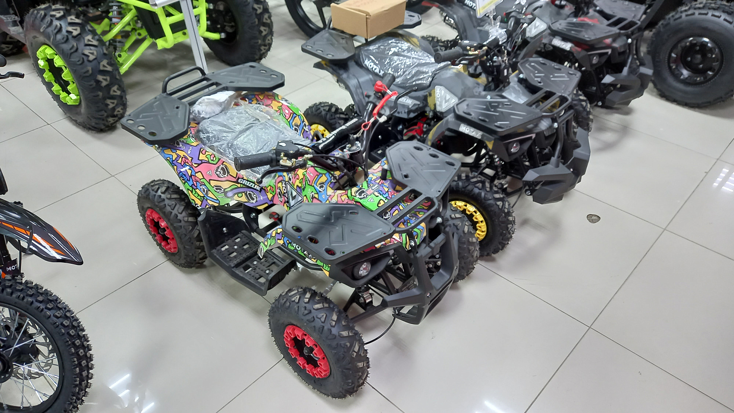 Детский квадроцикл GRIZLIK Х16 PS (механический стартер)