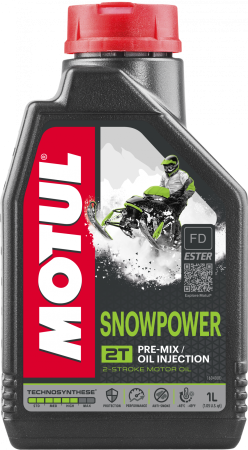 Моторное масло 2T Motul SnowPower (1л) / для снегоходов