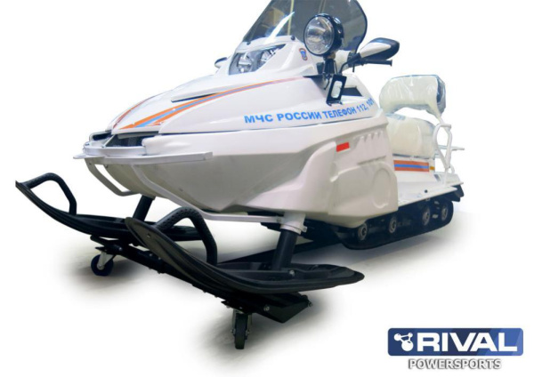 Подкат для снегохода с регулировкой по ширине + комплект крепежа