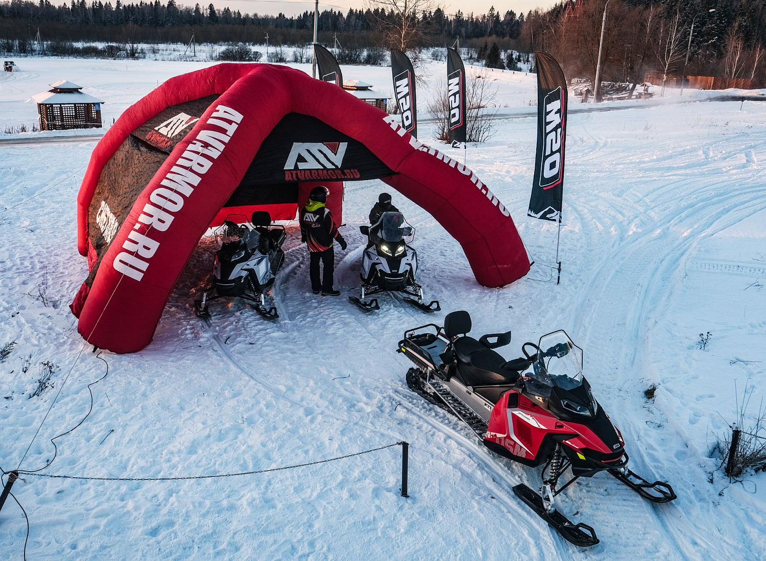 Презентация снегоходов OSM SM1000 в Москве