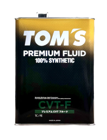 Масло трансмиссионное TOMS Premium CVT-F синтетика (4 л)