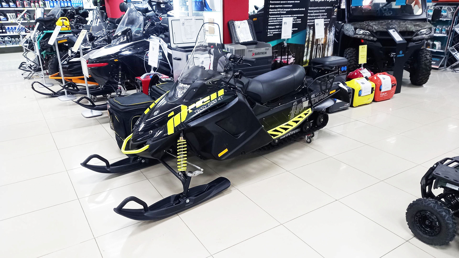 Новинка от компании "Русская механика" Снегоход "TIKSY 500 4T"