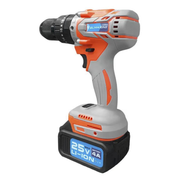 Шуруповерт GL Marine 25 В, 120 Нм под ледобур для зимней рыбалки