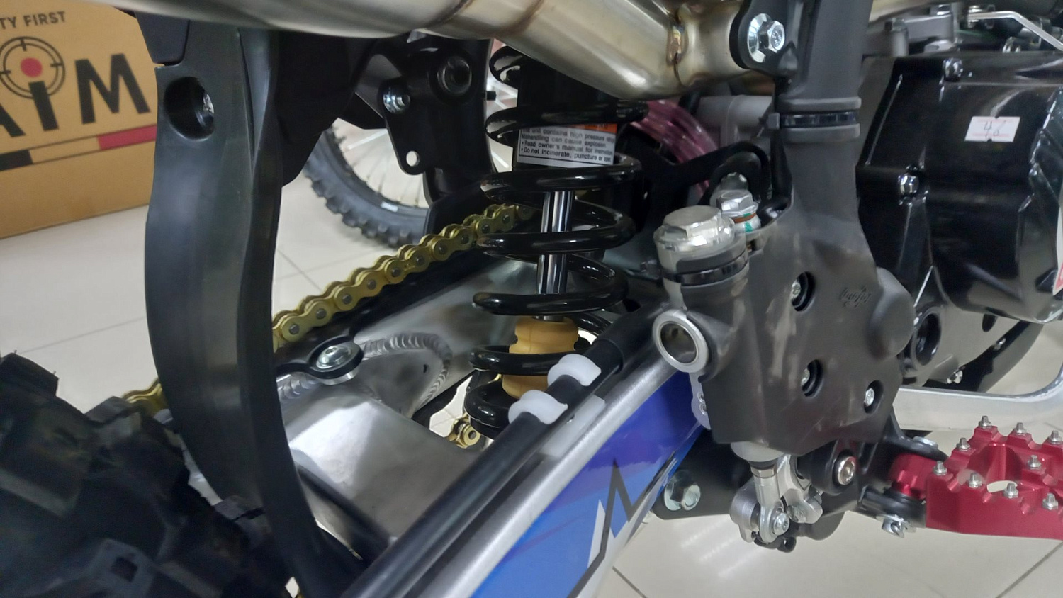 Кроссовый мотоцикл BSE T8 Blue Twister