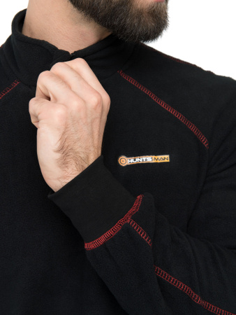 Термобелье Thermoline ZIP цвет Черный ткань Флис (Размер: 56-58, Рост: 2XL)