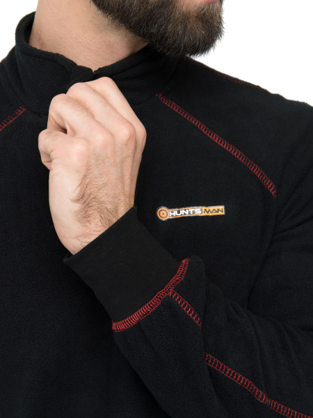 Термобелье Thermoline ZIP цвет Черный ткань Флис (Размер: 56-58, Рост: 2XL)