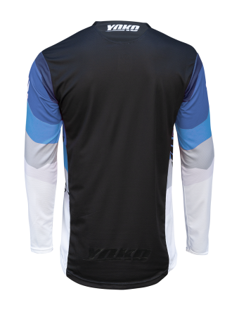 Джерси YOKO TWO, чёрный/белый/синий (M)