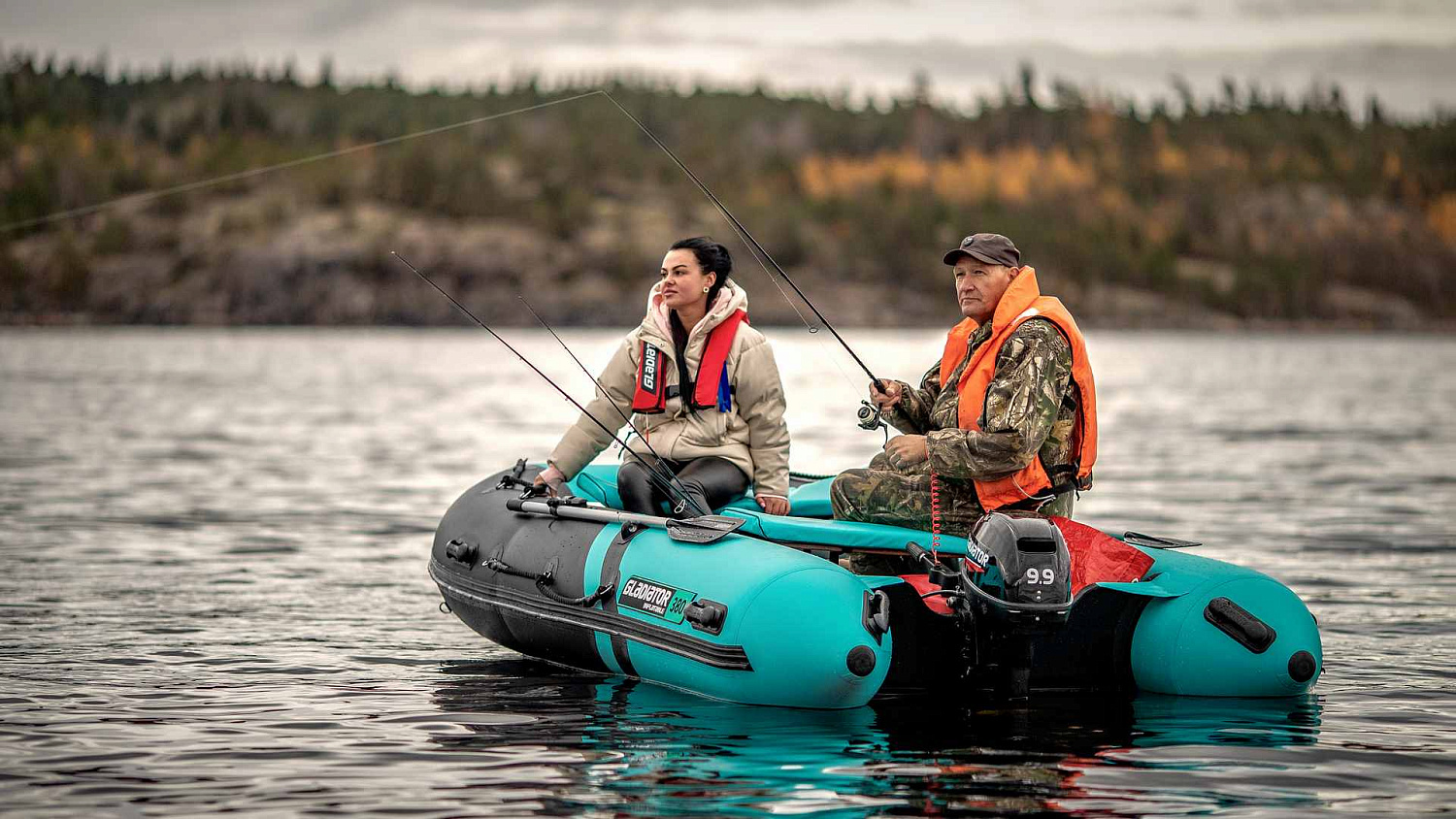 Надувная лодка ПВХ GLADIATOR E300S