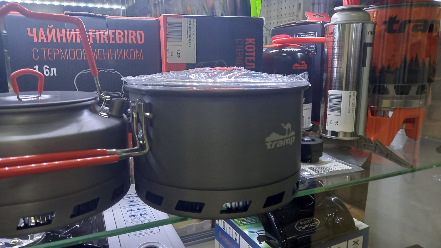 АКЦИЯ: Скидка на продукцию Tramp \ наборы посуды \ туристические горелки \ газовые резаки \ гермомешки