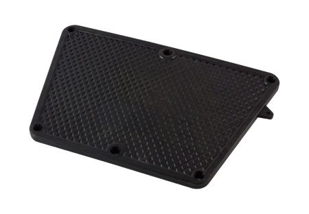 Накладка на транец задняя пластик черная